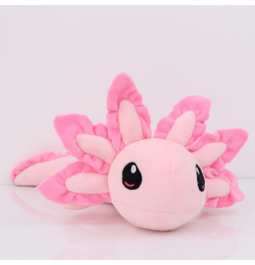 17.7inch Axolotl Plush Toy Soft Stuffed Animal Cartoon Plushier Axolotl Dolls Kids Adults Gamer Birthday Gift For Kids