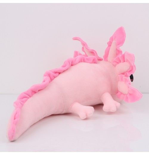 17.7inch Axolotl Plush Toy Soft Stuffed Animal Cartoon Plushier Axolotl Dolls Kids Adults Gamer Birthday Gift For Kids