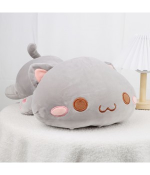 18.9inch Cat Plush Pillow Sofa Cushion Plush Toy Stuffed,  Cartoon Animal Doll For Kids Baby Girls Lovely Gift