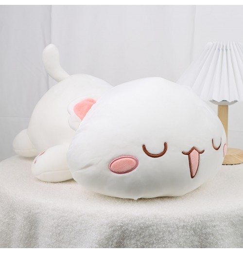 18.9inch Cat Plush Pillow Sofa Cushion Plush Toy Stuffed,  Cartoon Animal Doll For Kids Baby Girls Lovely Gift